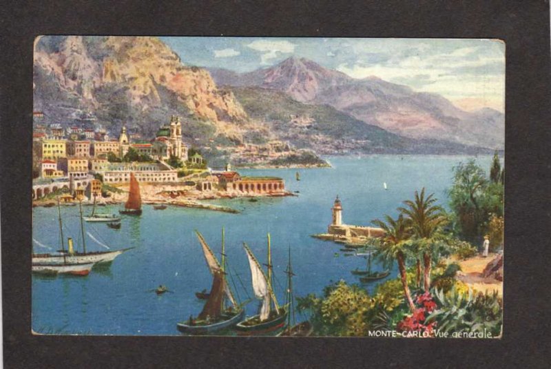 Villes de France Monte Carlo Tuck Oilette Carte Postale Postcard Carte Postale