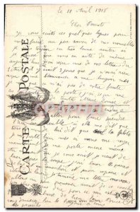 Old Postcard Militaria In letters