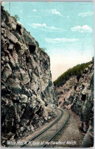 1908 Gate of Crawford Notch White Mountains New Hampshire NH Posted Postcard