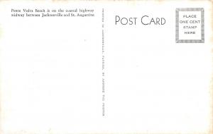 B2/ Ponte Vedra Beach Florida Fl Postcard Sandpiper Cottage c1940s
