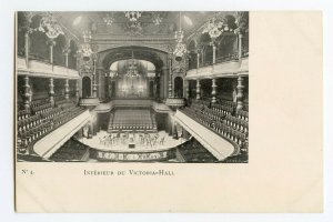 Postcard Interieur Du Victoria-Hall Standard View Card