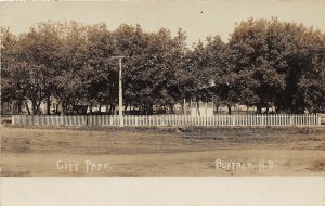 F79/ Buffalo North Dakota RPPC Postcard 1908 City Park Gazebo