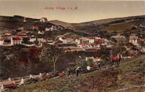 uk51026 laxey village isle of man uk agriculture harvesting