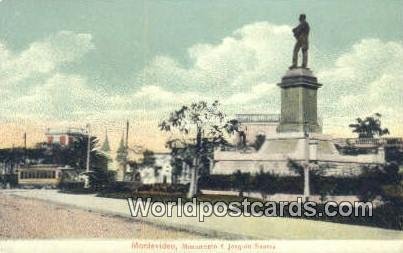 Monumento a Joaquin Suarez Montevideo Uruguay, South America Unused 