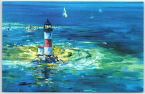 M-13508 Lighthouse Painting Harlequin Collection