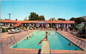 Se Rancho Motel Coffee Shop Salt Lake City UT Utah Swimming Pool Postcard VTG 