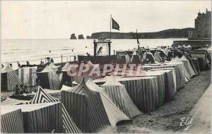 Modern Postcard Hendaye (B P) The Beach and The Two Twins