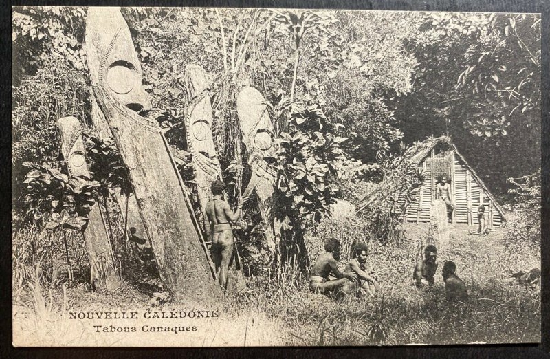 Mint New Caledonia Real Picture Postcard RPPC The taboos Canaques