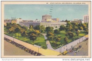 Ohio Columbus State Capitol And Grounds 1940