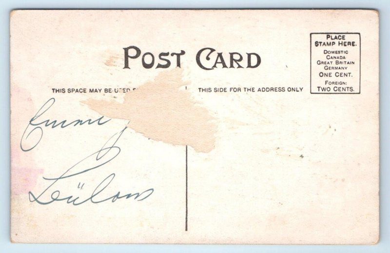 EUGENE, Oregon OR ~ BIBLE UNIVERSITY ca 1910s Postcard