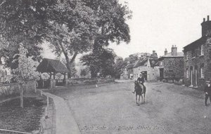 Kings Abbots Langley Hertfordshire Lych Gate Village Green Rare Museum Postcard