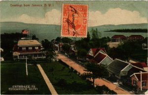 PC CPA JAMAICA, TITCHFIELD HOTEL, Vintage Postcard (b21574)