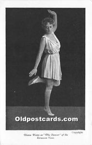 Diana Watts as The Dancer of the Etruscan Vase Unused 