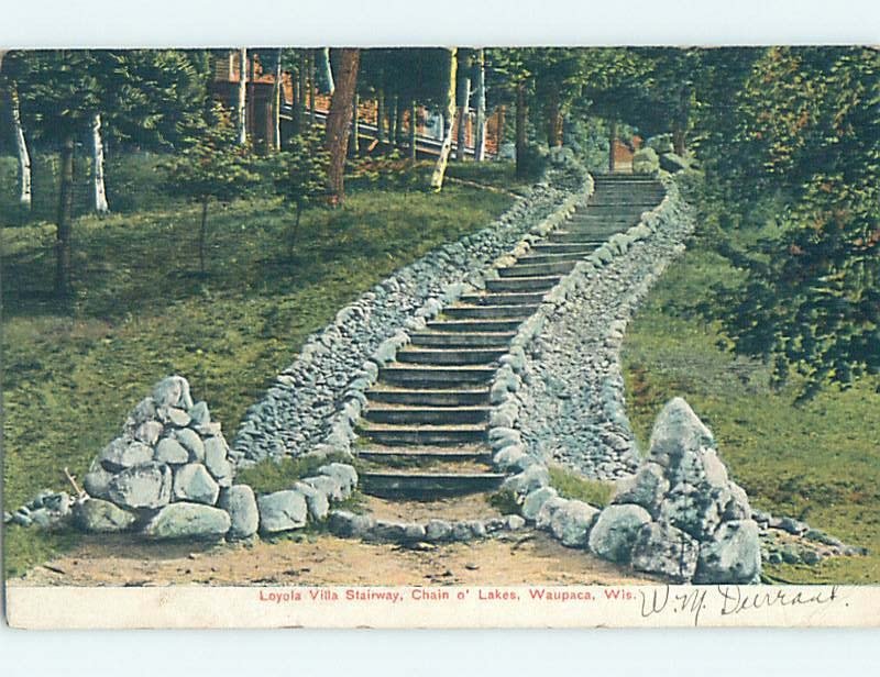 Divided-Back POSTCARD FROM Waupaca Wisconsin WI HM7013