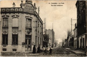 CPA Colombes Rue des Aubepines La Poste (1315374)