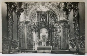 Mexico Puebla Capilla Del Rosario Church Photo 1948 Postcard F5