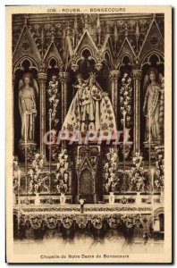 Postcard Old Chapel Notre Dame De Bonsecours Rouen