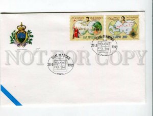 3162664 SAN MARINO 1993 Ships FDC Cover