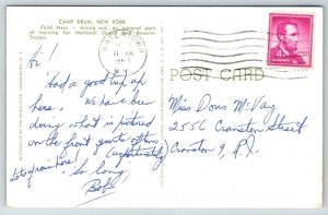 1968  10th Mountain Division  Fort Drum  US Army   Postcard