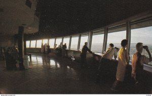 Viewing Calgary from Observation Terrace, Husky Tower, 1960-70s