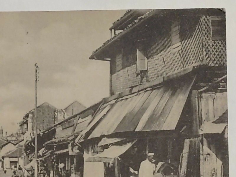 Postcard C1910s Reclamation Road Corner Colombo Ceylon Sri Lanka Tuck's 1034