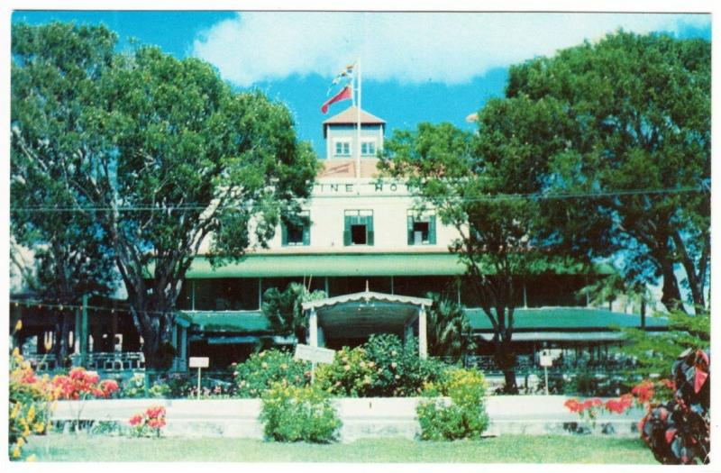 Barbados Hastings Marine Hotel 1961 Postcard