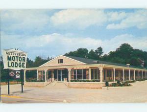 Pre-1980 GETTYSBURG MOTOR LODGE MOTEL Gettysburg Pennsylvania PA M2217