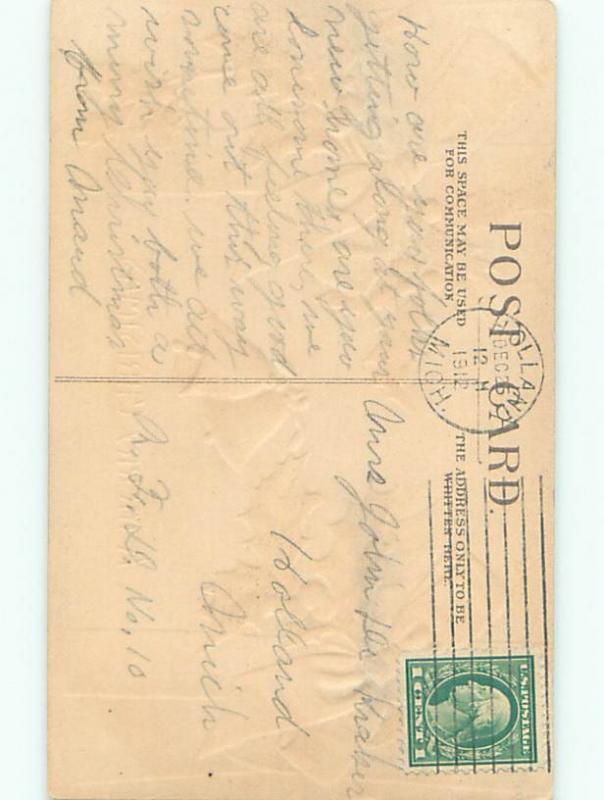 Divided-Back CHRISTMAS SCENE Great Postcard W8719