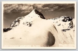 RPPC Chugach Mountains Alaska Aerial Surveys Co Real Photo Postcard J22