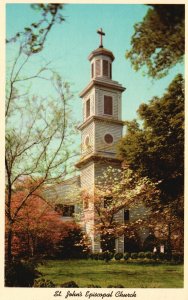 John's Episcopal Parish Church Holds Weekly Services Richmond Virginia Postcard