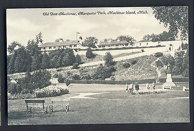 Mackinac Island, Michigan/MI Postcard, Old Fort, Mackinac Park