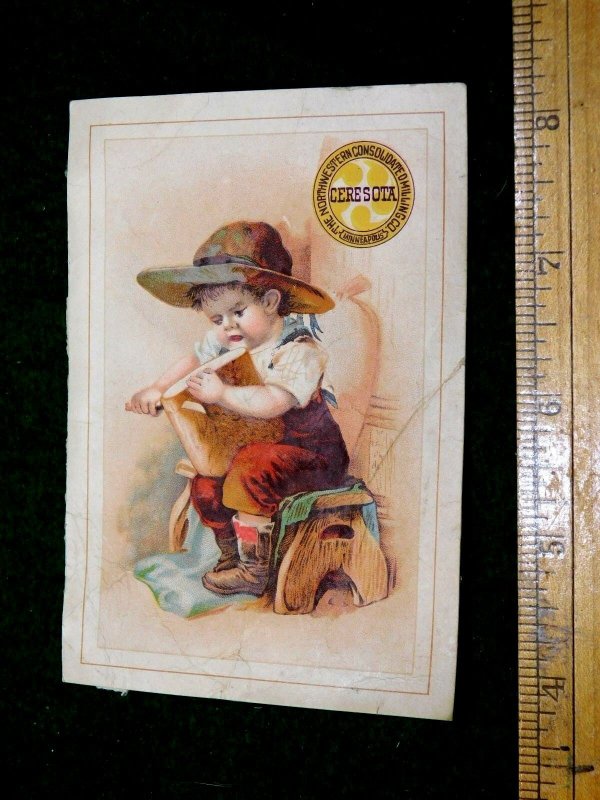 1870s-80s Ceresota Flour, Northwestern Consolidated Milling Co #2 Trade Card F16