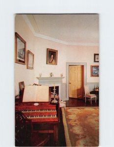 Postcard The Music Room at Mount Vernon, Virginia