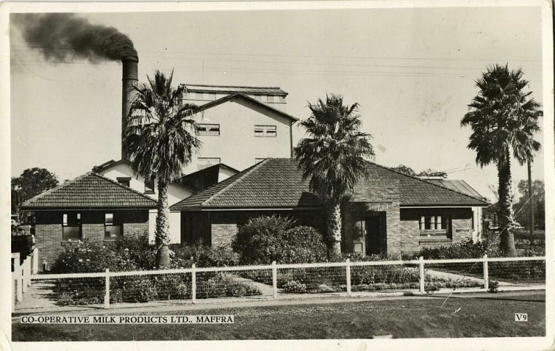 australia, MAFFRA, Victoria, Co-Operative Milk Products Ltd. (1950s) RPPC