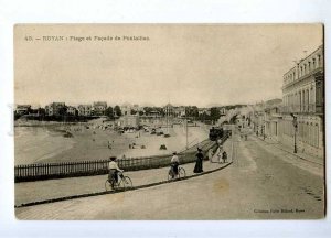 191361 FRANCE ROYAN Plage Facade Pontaillac Vintage postcard