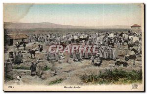 Old Postcard Tunisia Arabic Marche