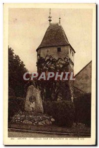 Old Postcard Obernai Old tower and monument Canon Gys