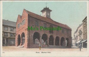Herefordshire Postcard - Ross - The Market Hall  RS26640