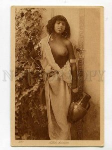 3078913 Semi-Nude nomad young Woman Pot Old Lehnert & Landrock