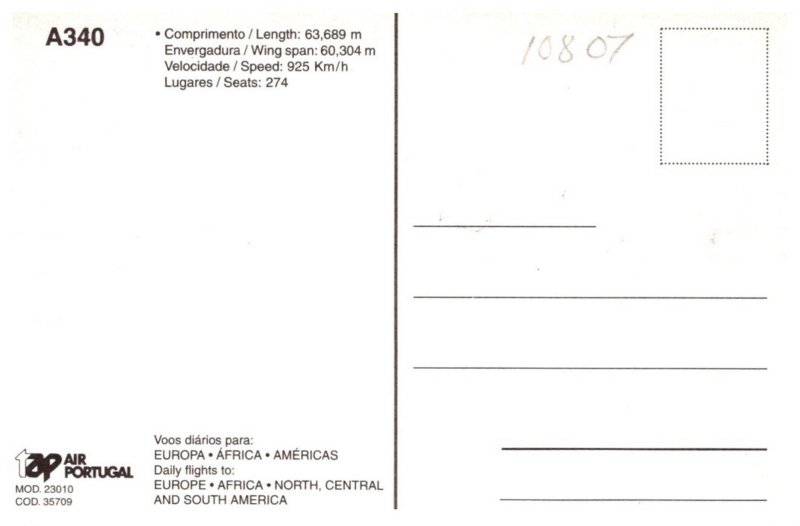 A340 , Air Portugal