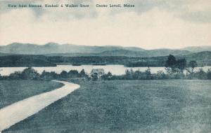 Kezar Lake at Center Lovell, Maine - View from Stearns Kimball & Walker Store