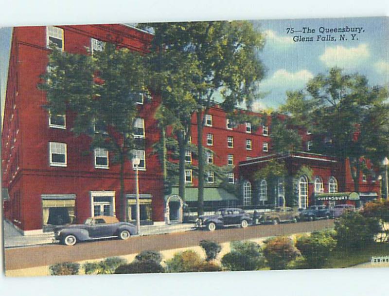 Linen OLD CARS & QUEENSBURY HOTEL Glens Falls New York NY Q9834