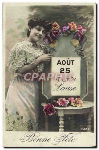 Old Postcard Fantaisie Louise