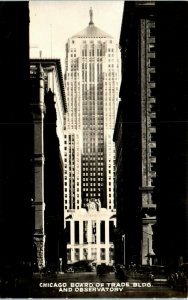 1940s Chicago Board of Trade Building and Observatory Real Photo Postcard