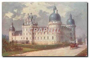 Old Postcard Chateau de Valencay