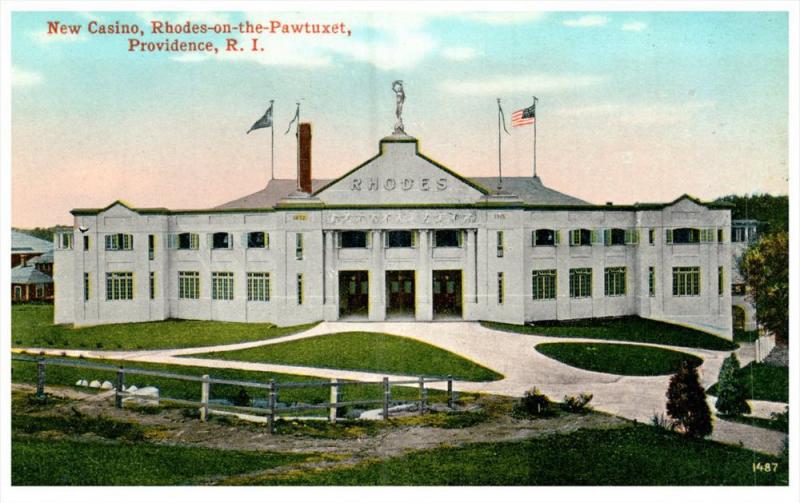 12967 RI Cranston Pawtuxet 1910´s Rhodes-on-the-Pawtuxet  New Casino