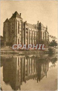 Old Postcard The Solesmes St. Peter Abbey Sarthe for the North East