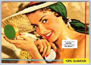 100% Glamour, Comic, Satire, 1988 Chick Pix Postcard #R178