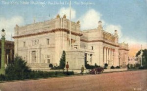 New York State Bldg. - San Francisco, California CA Postcard