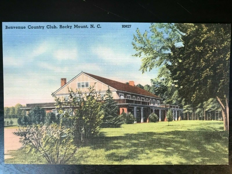 Vintage Postcard 1930-1945 Benvenue Country Club Rocky Mount North Carolina 